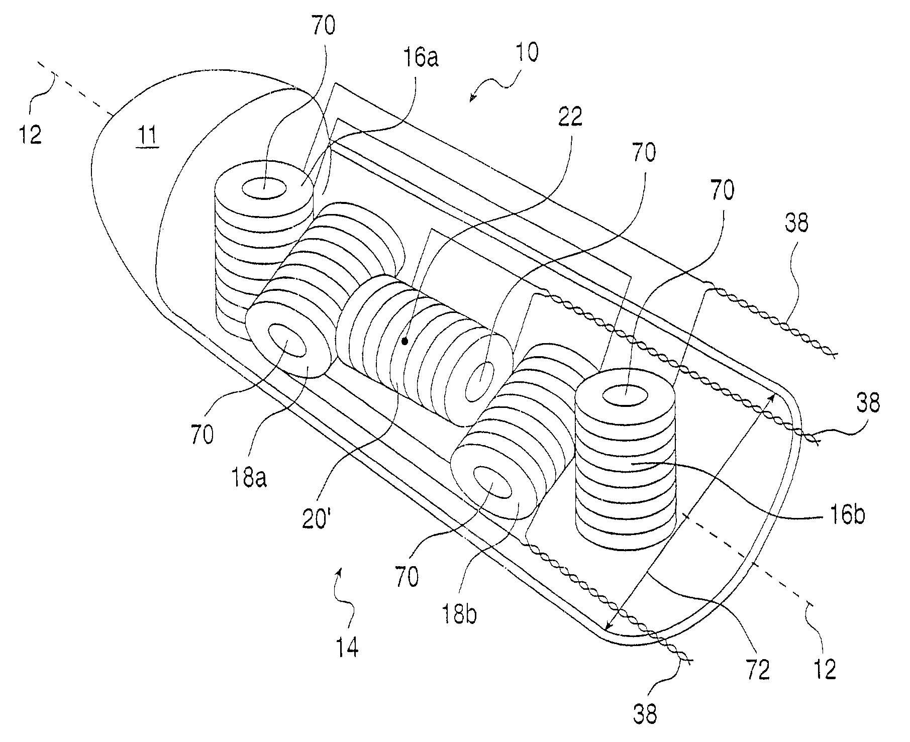 Intrabody navigation system for medical applications