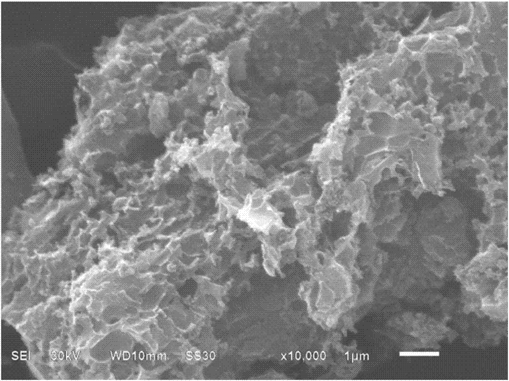 A kind of preparation method and application of nitrogen-doped kudzu root mesoporous activated carbon