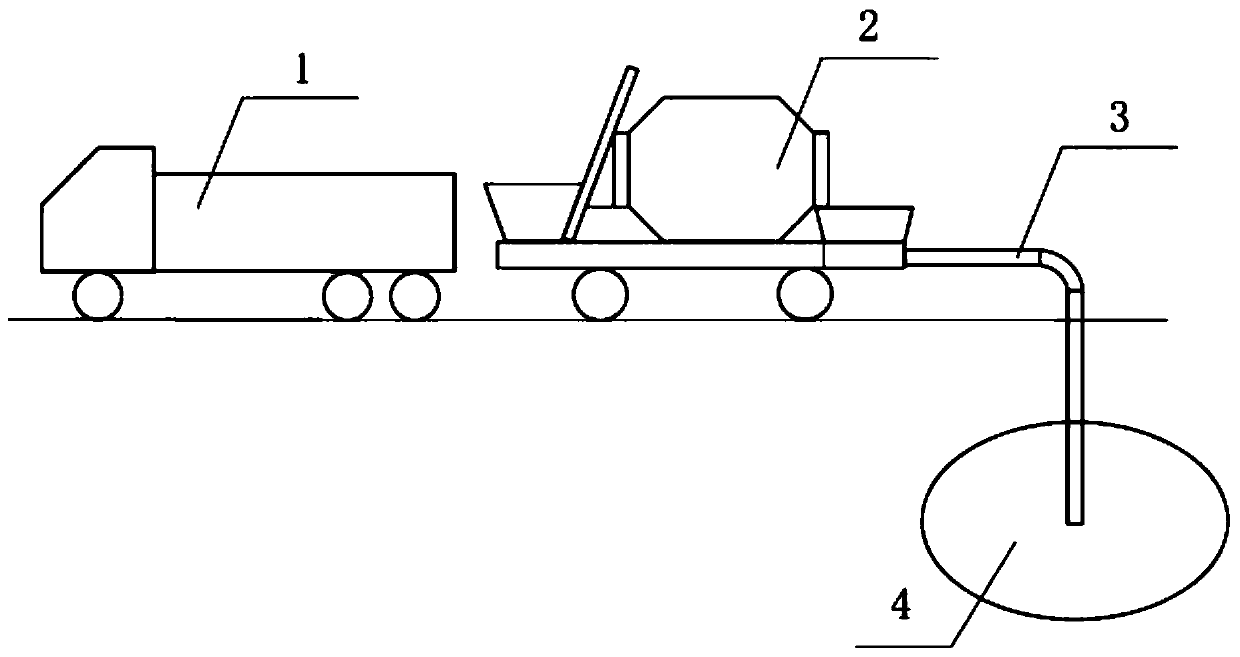 Shield tunnel karst cave filling method