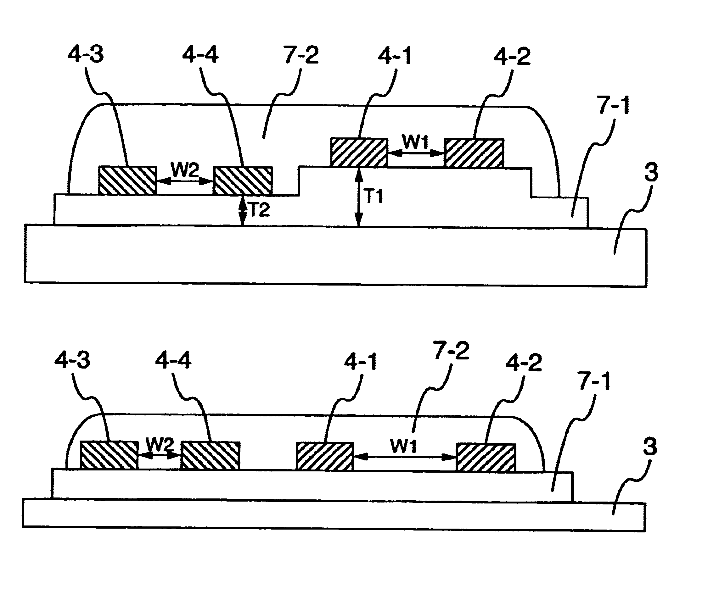 Disk drive having magnetic head conduction paths with arrangements to control impedance