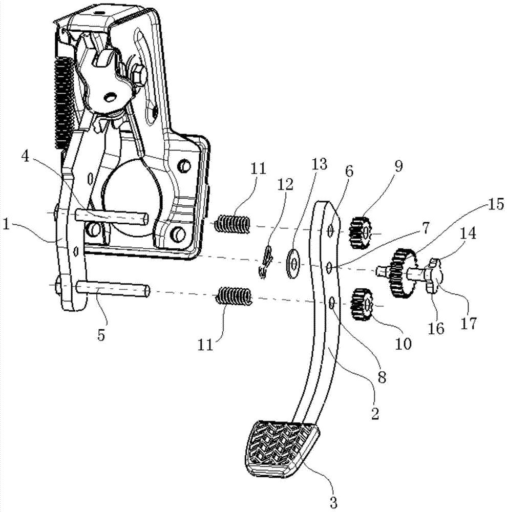 Adjustable car pedals and cars