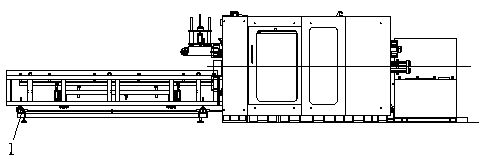 Double-wall corrugated pipe injection molding flaring machine