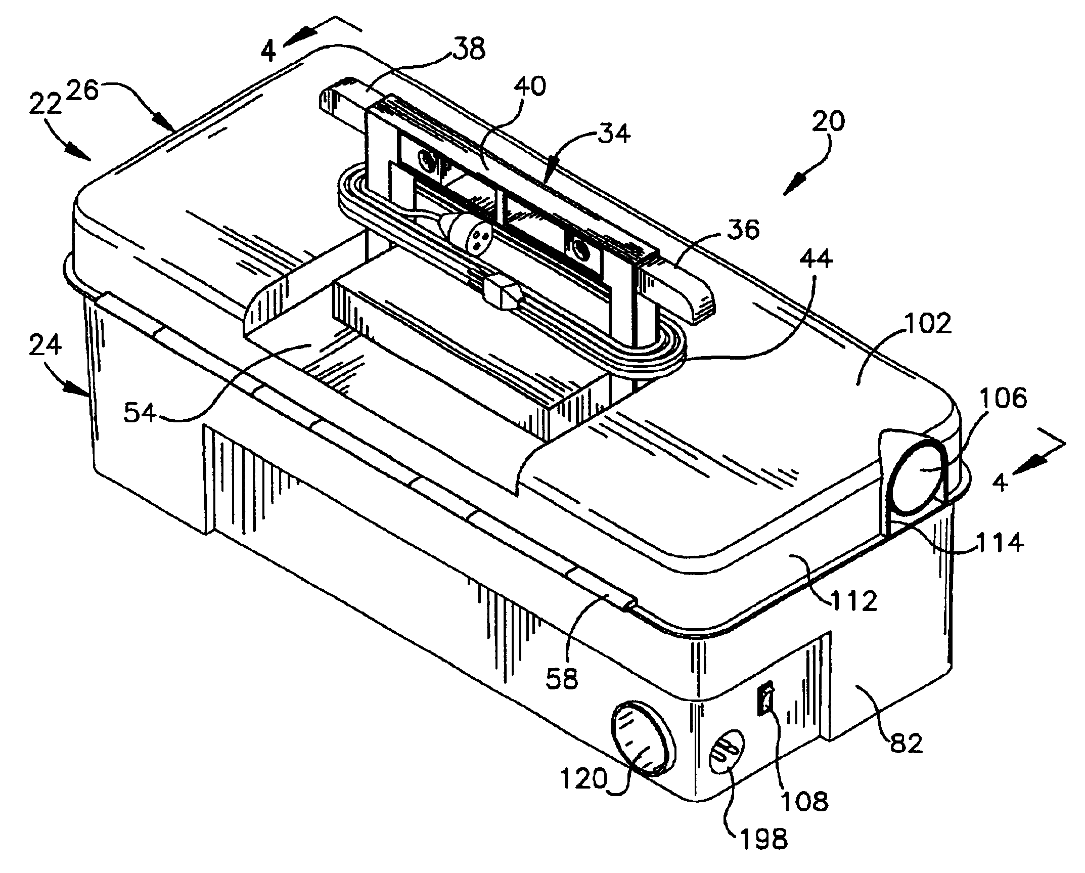 Cleaning and tool storage assembly