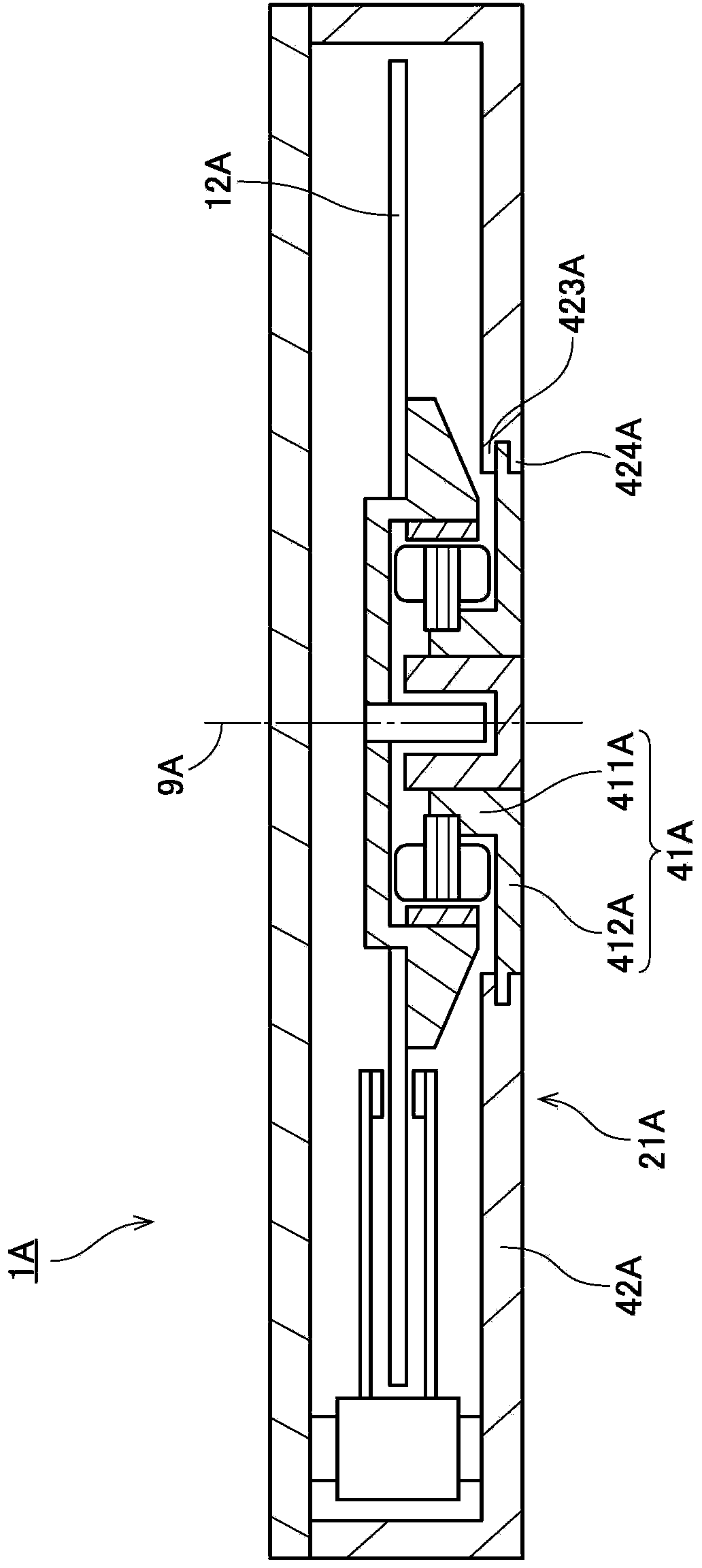 Base plate, base unit, motor, disk drive apparatus and method of manufacturing base plate