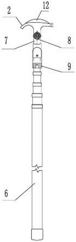 Multifunctional grounding insulating operating lever