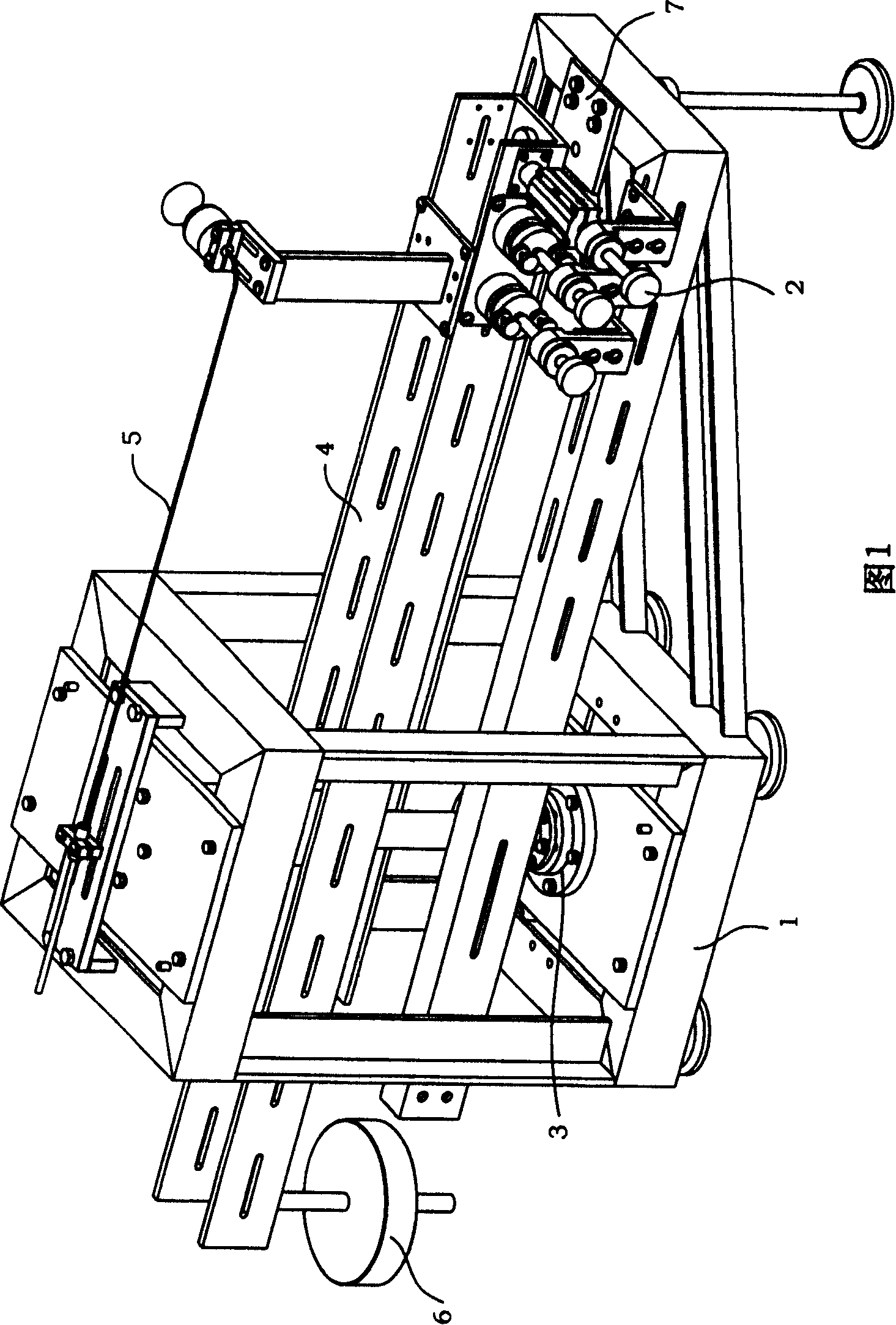 System for measuring thrust suitable to thrust engine with tiny space