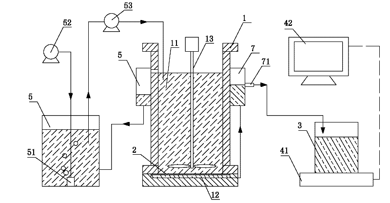 Dynamic Membrane Bioreactor Coarse Mesh Filter Membrane Filtration Resistance Test Device and Test Method