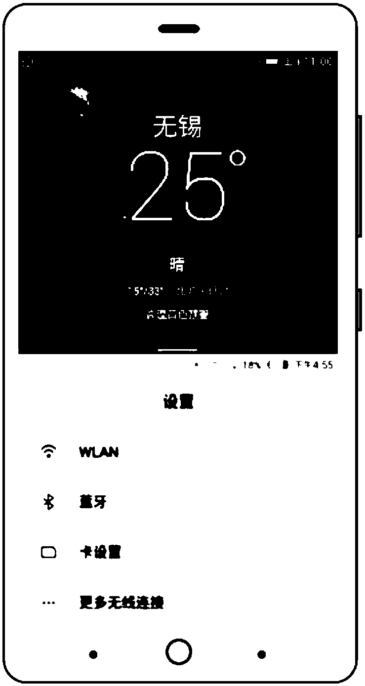 Mobile terminal and its split-screen display processing method