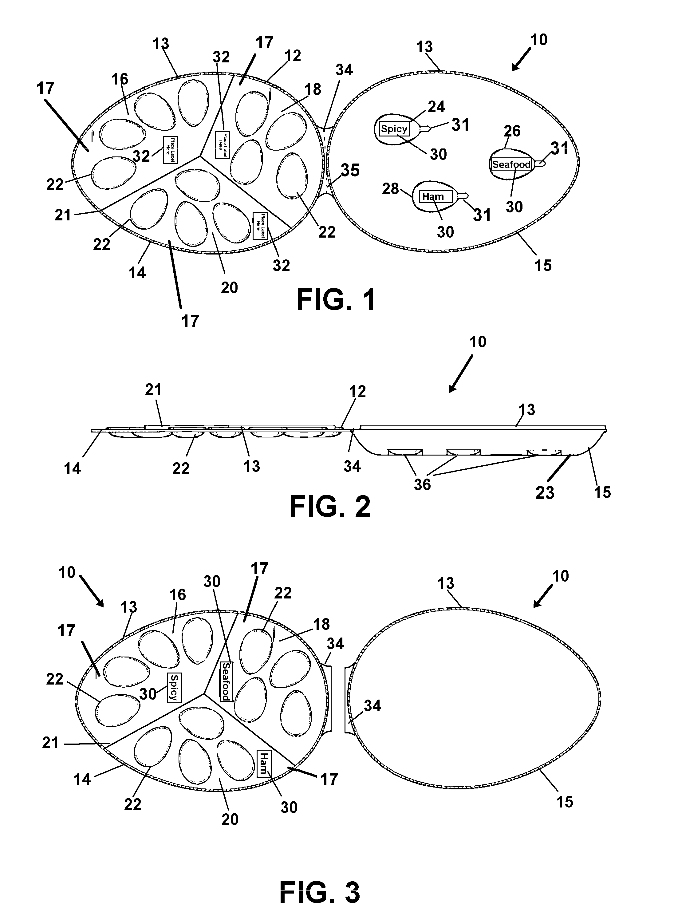 Method for deviled egg preparation and presentation