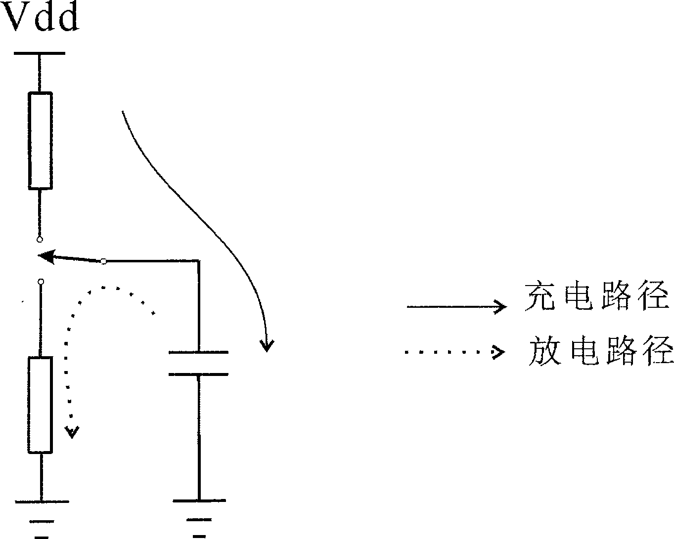 Single-phase power clock trigger based on electric charge resumption