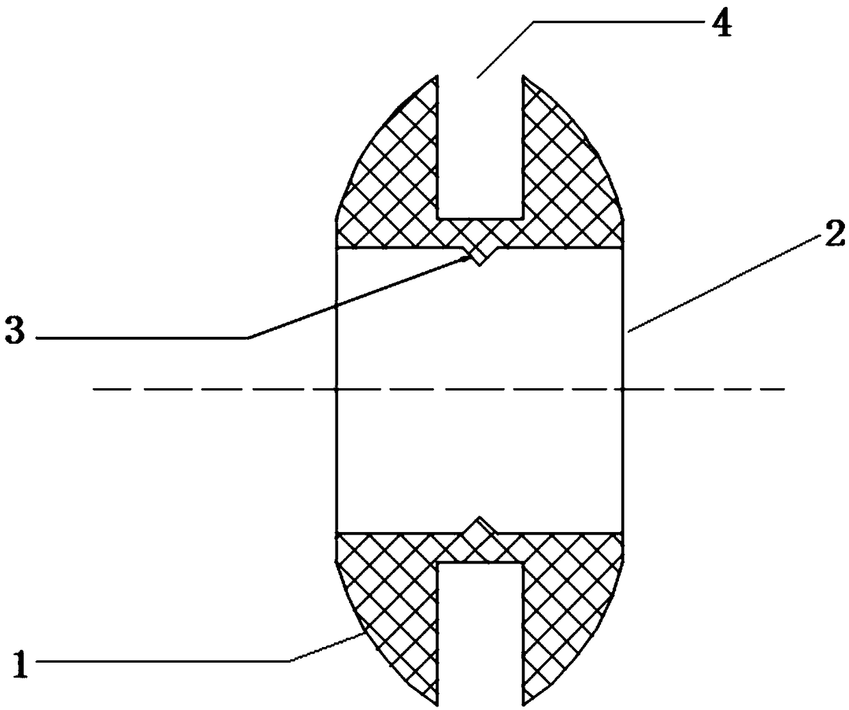 Fluid sealing wire protecting opening