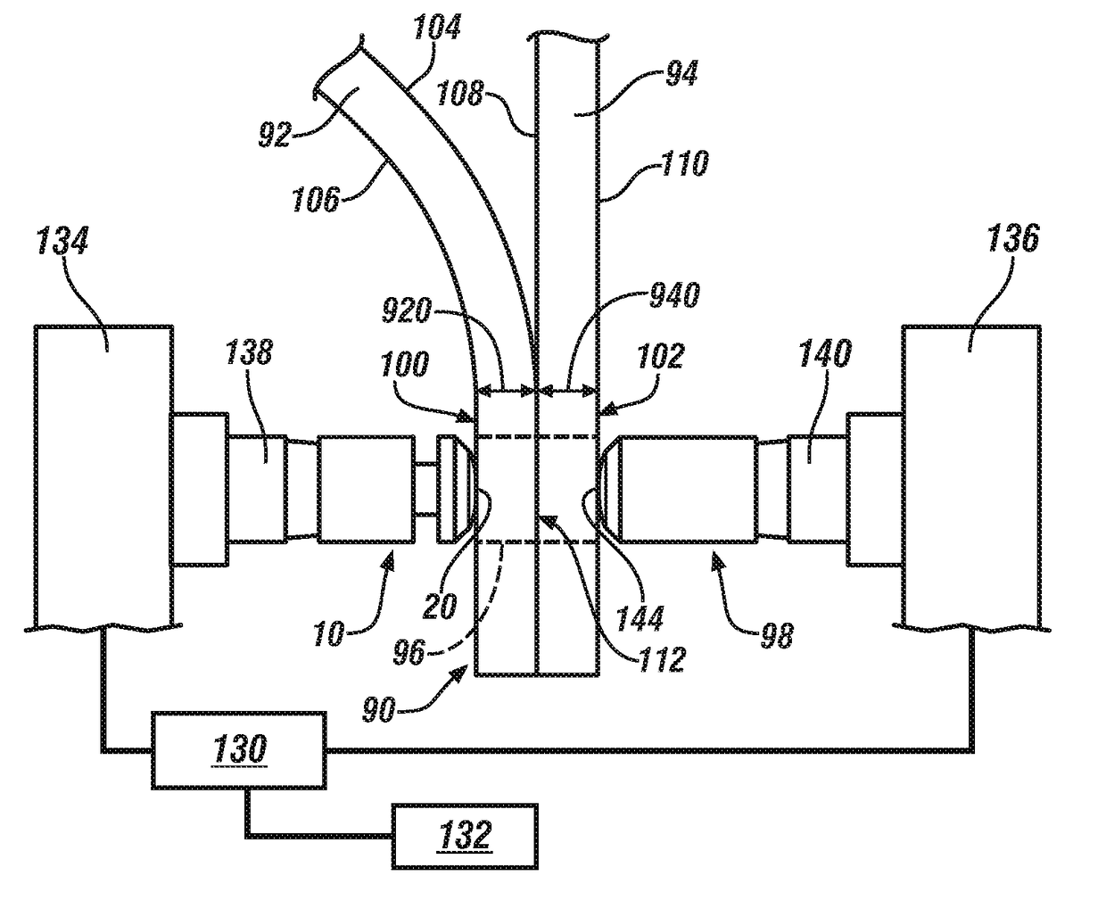 Welding electrode for use in resistance spot welding workpiece stack-ups that include an aluminum workpiece and a steel workpiece