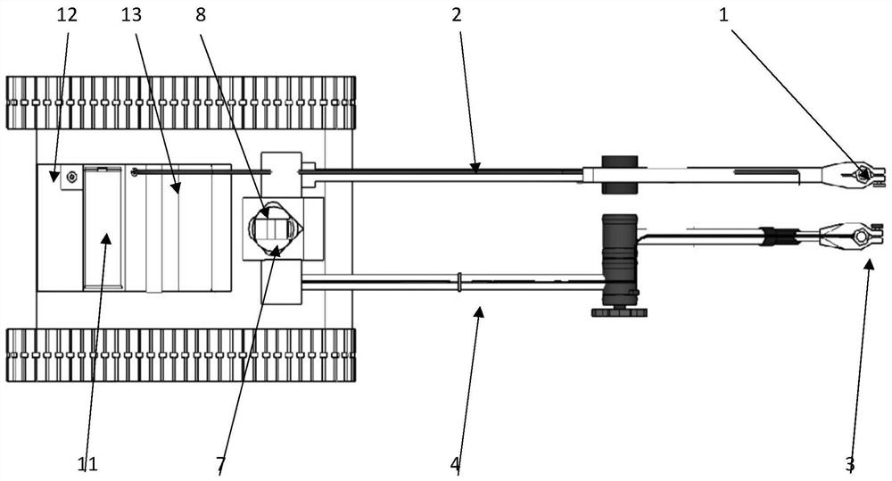 A detection robot and a method for detecting the pouring quality of steel pipe concrete using the detection robot