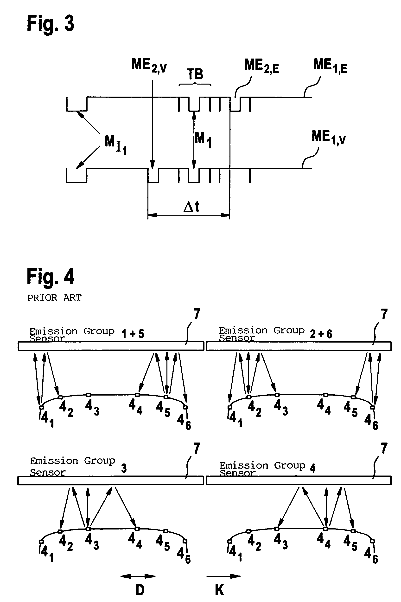 Method for measuring distance and measuring device for it