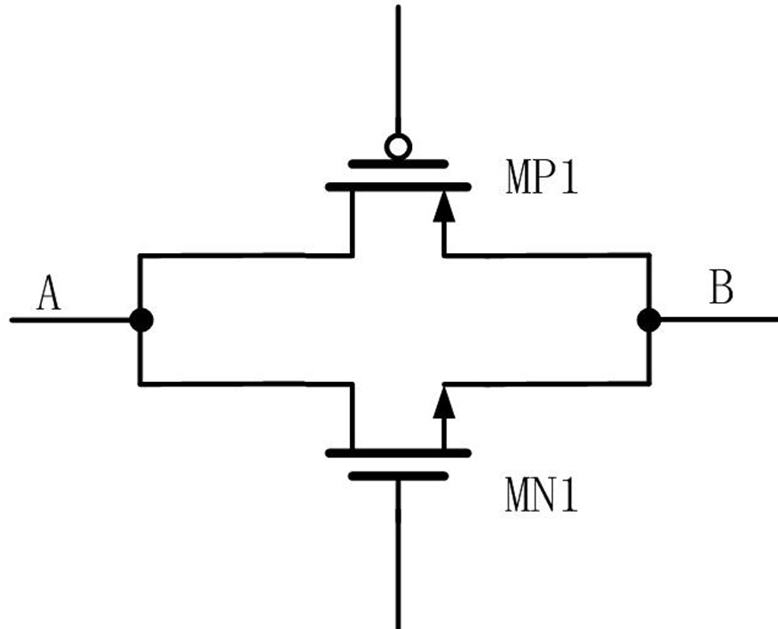 Transmission gate circuit and resistance adjusting circuit using transmission gate circuit