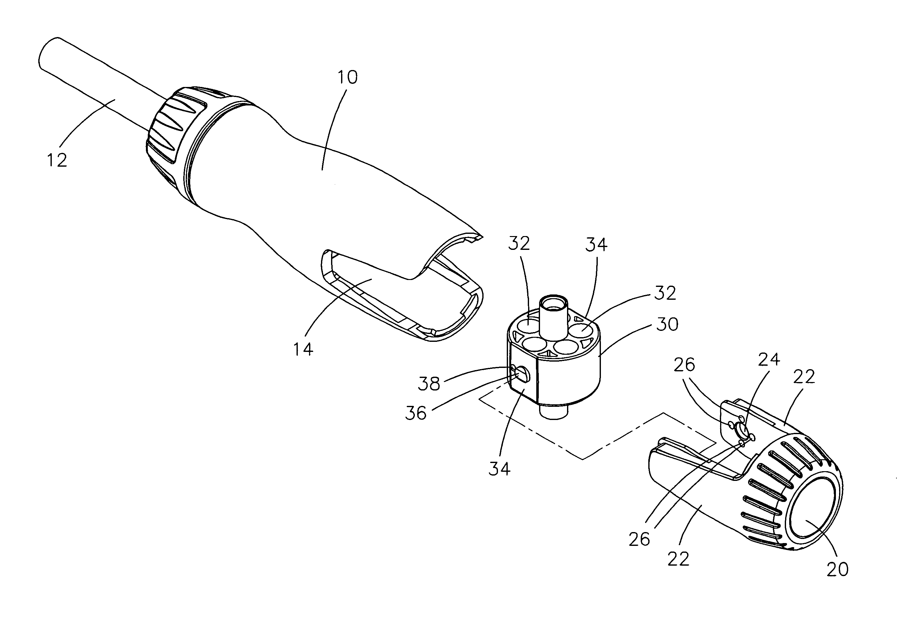 Screwdriver having removable hidden tips