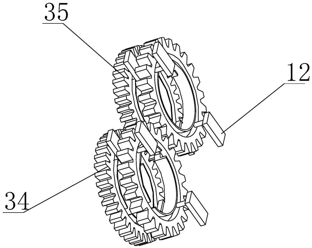 An engine cylinder head turning device