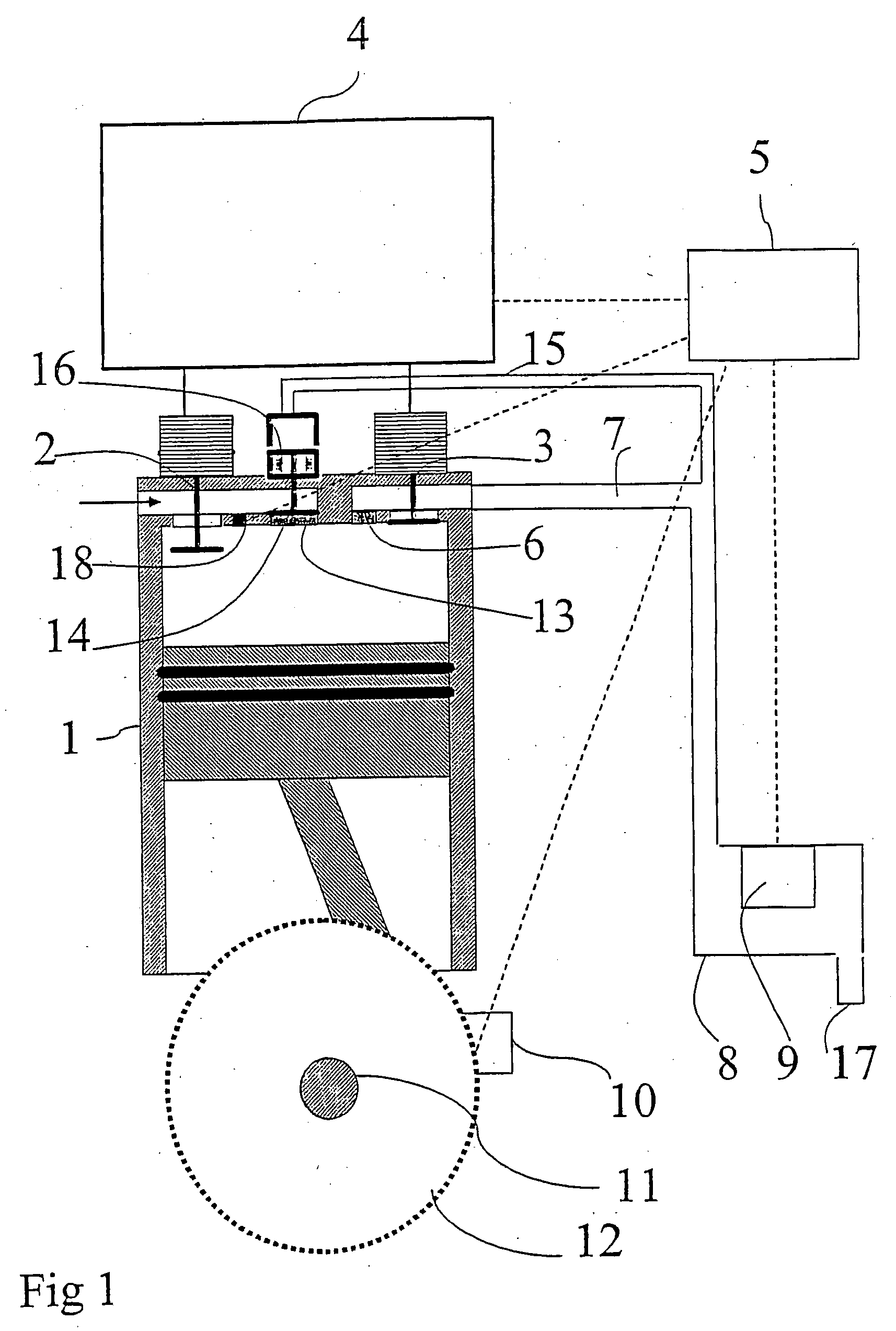 Control method for controlling the gas flow in a compressor