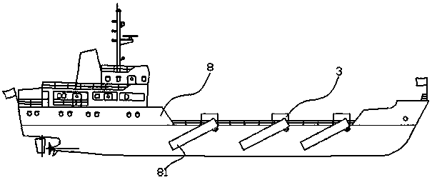 Alga multiplication device assembling ship