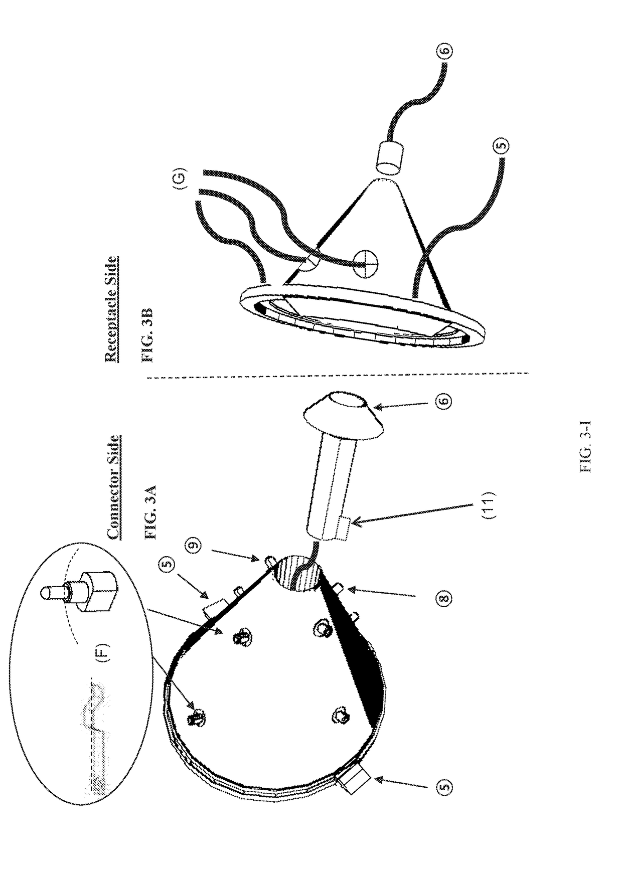 Coupling assembly for transferring electrical energy