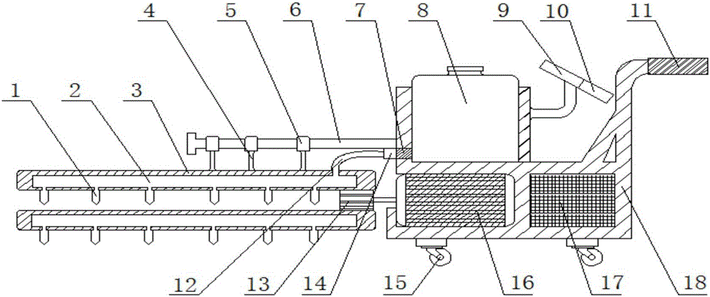 Water-saving irrigation device for landscaping