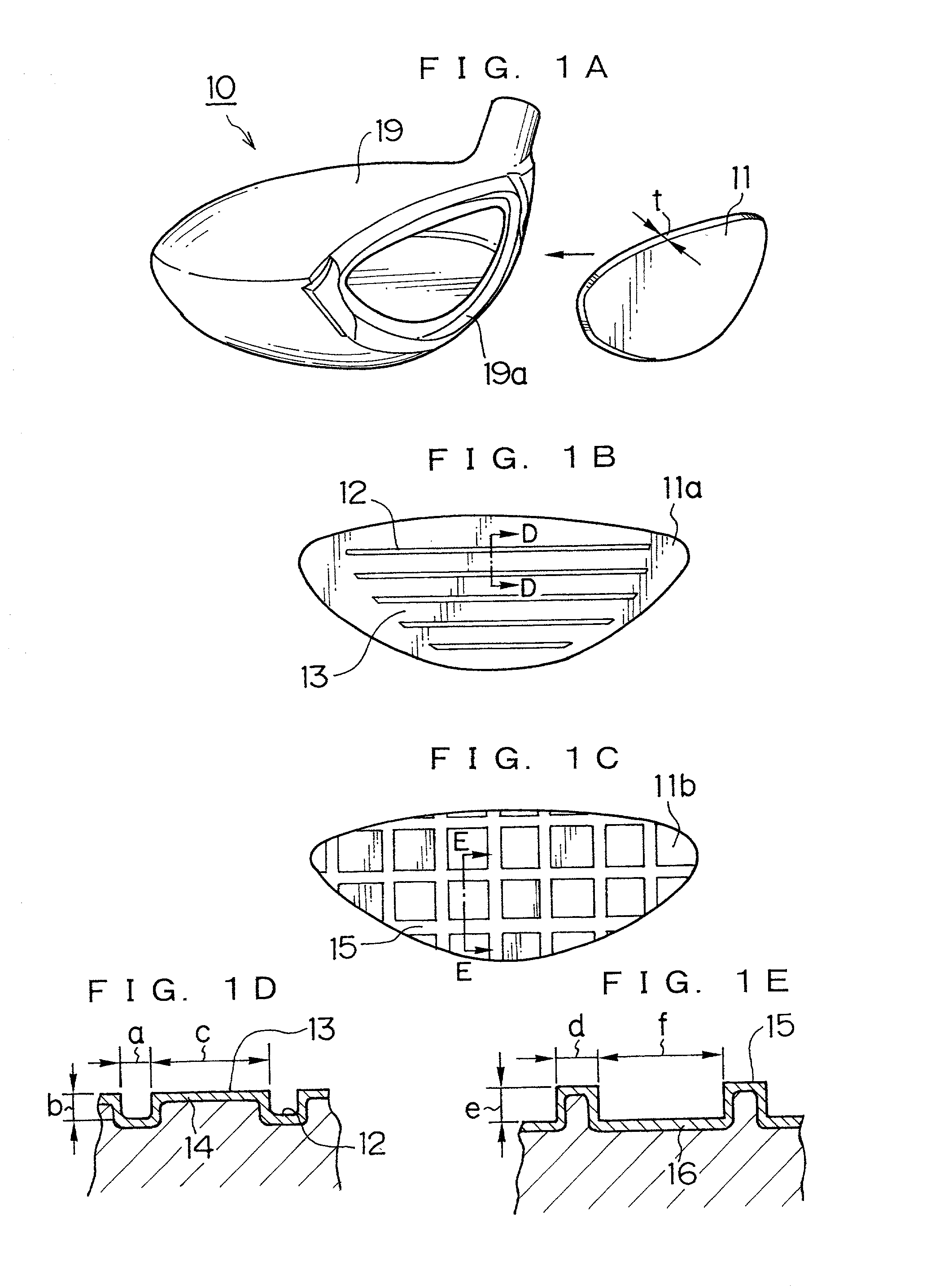 Golf club head and method of manufacturing the same