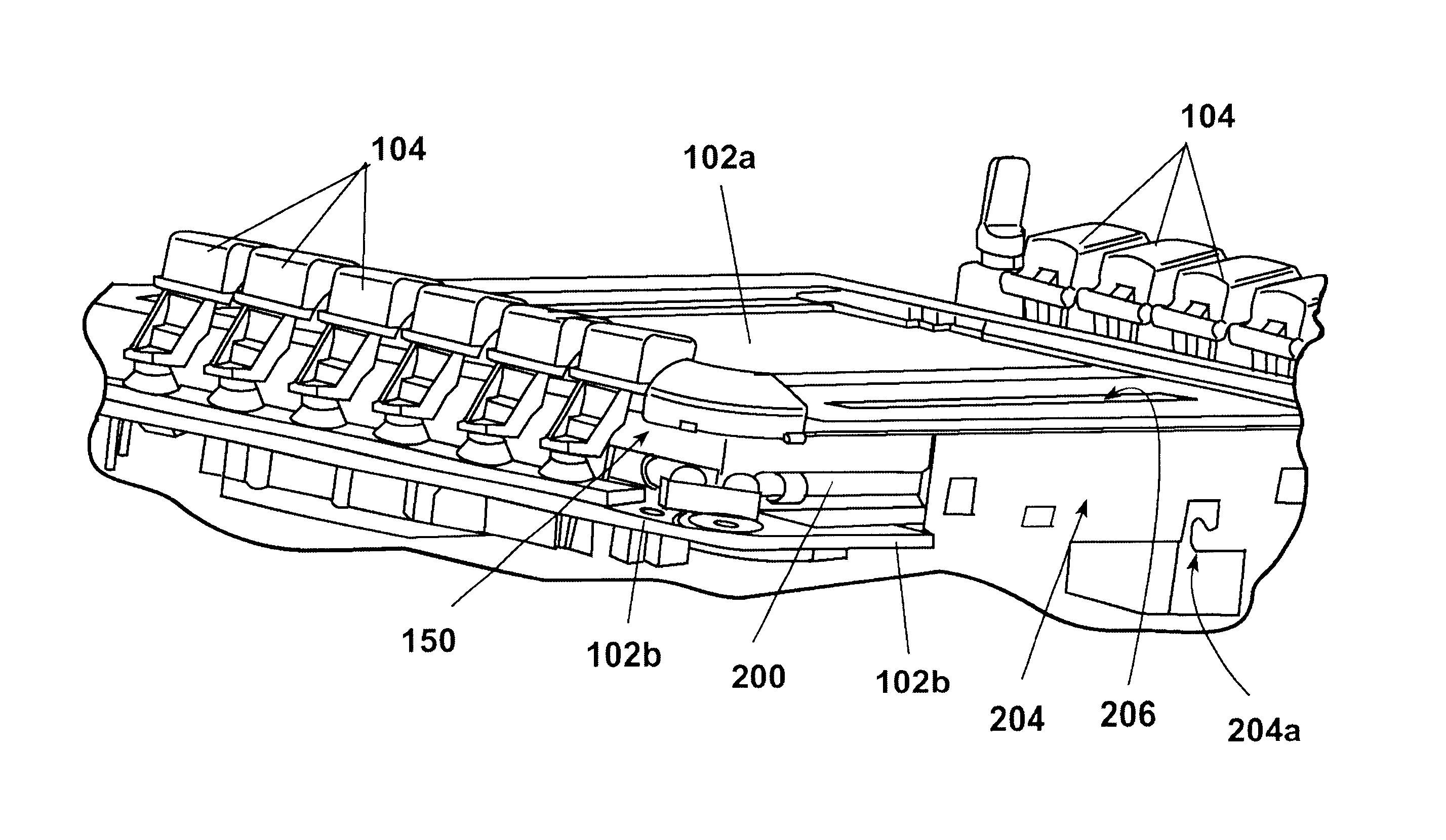 Integrated vehicle display lighting assembly