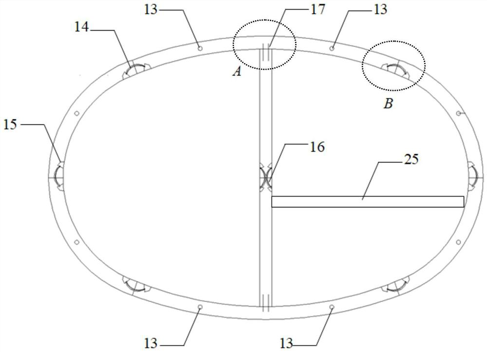 Phase-change concrete quasi-rectangular pipe gallery structure and construction method thereof