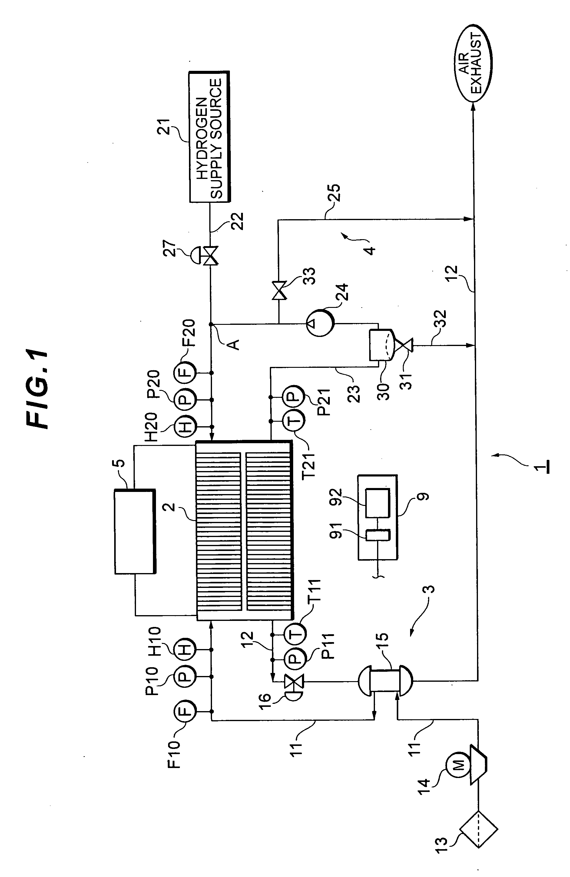 Fuel cell system and generation control device