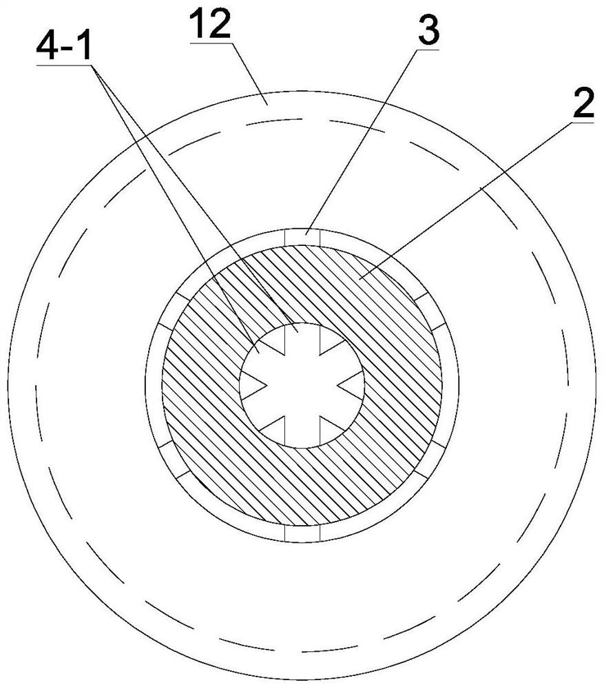 A straightening mechanism in a steel bar straightening machine