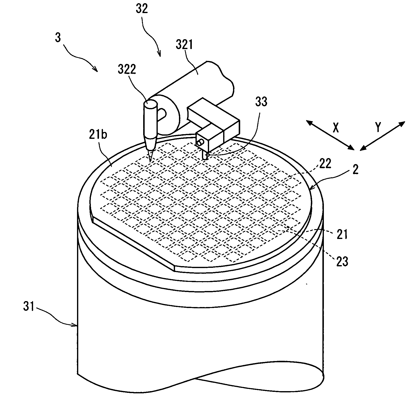 Via hole forming method