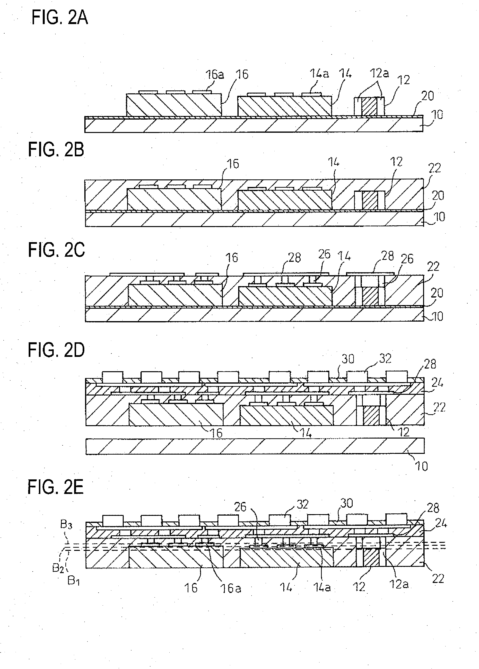 Fine wiring package and method of manufacturing the same