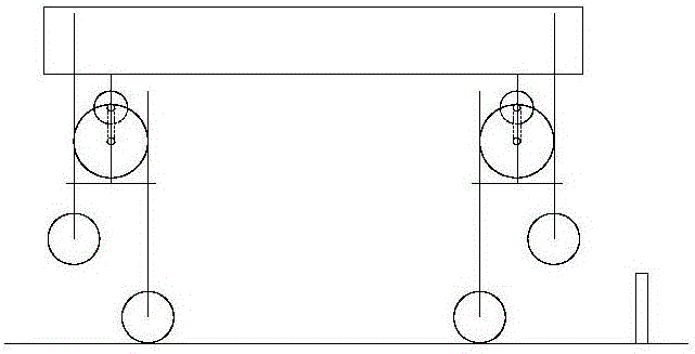 Obstacle surmounting transport mechanism for warships