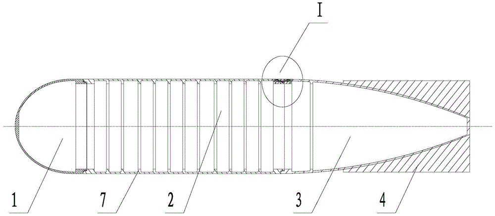 A kind of underwater pressure-bearing sealing cylinder and preparation method thereof