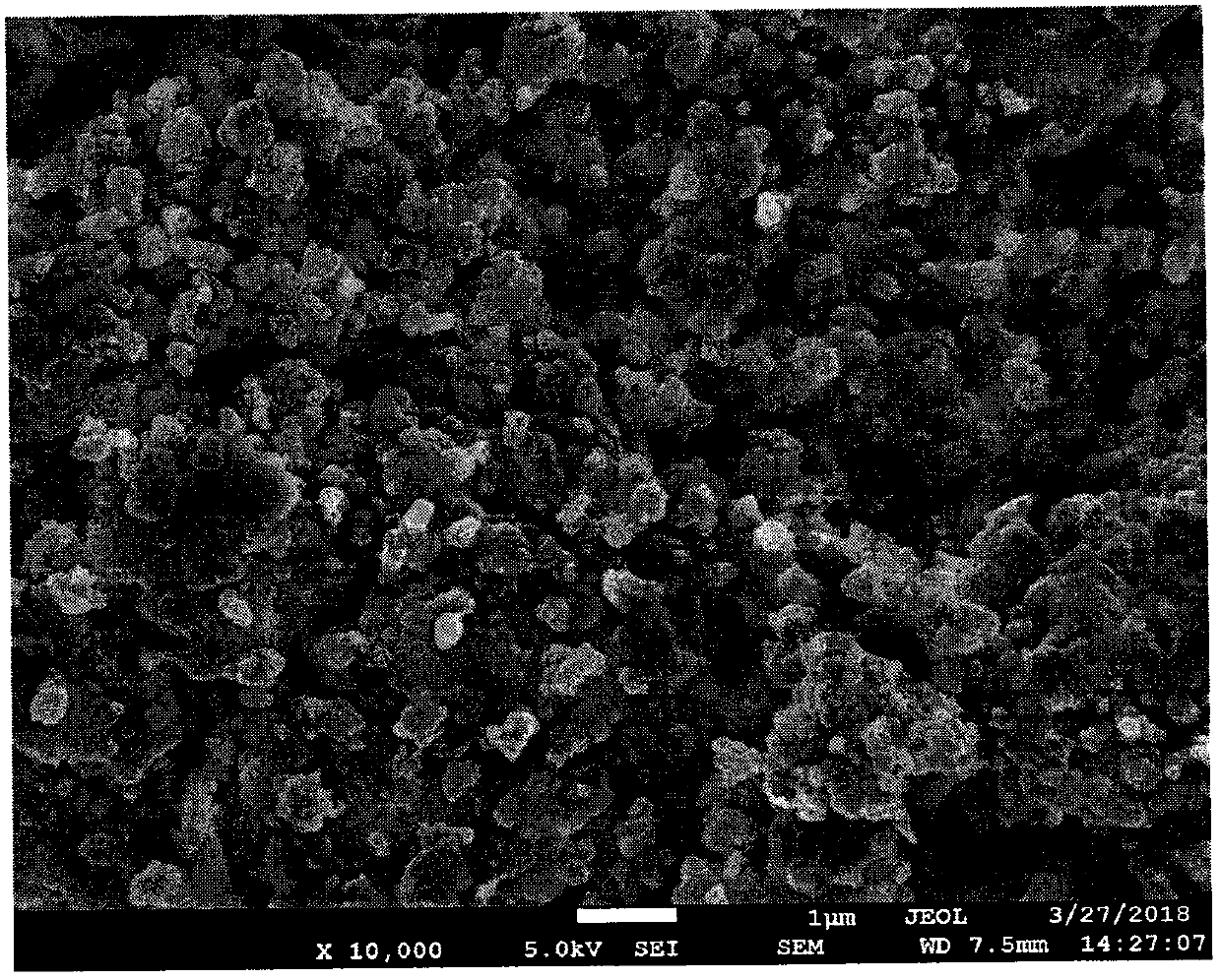 Tellurium sulfide polyacrylonitrile cathode material and preparation method thereof