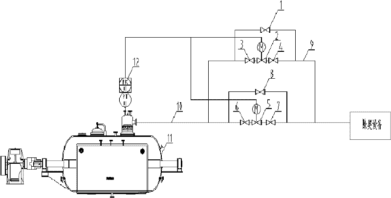 Steam pressure relief method and device for sludge hydrothermal drying steam pyrolysis reaction kettle