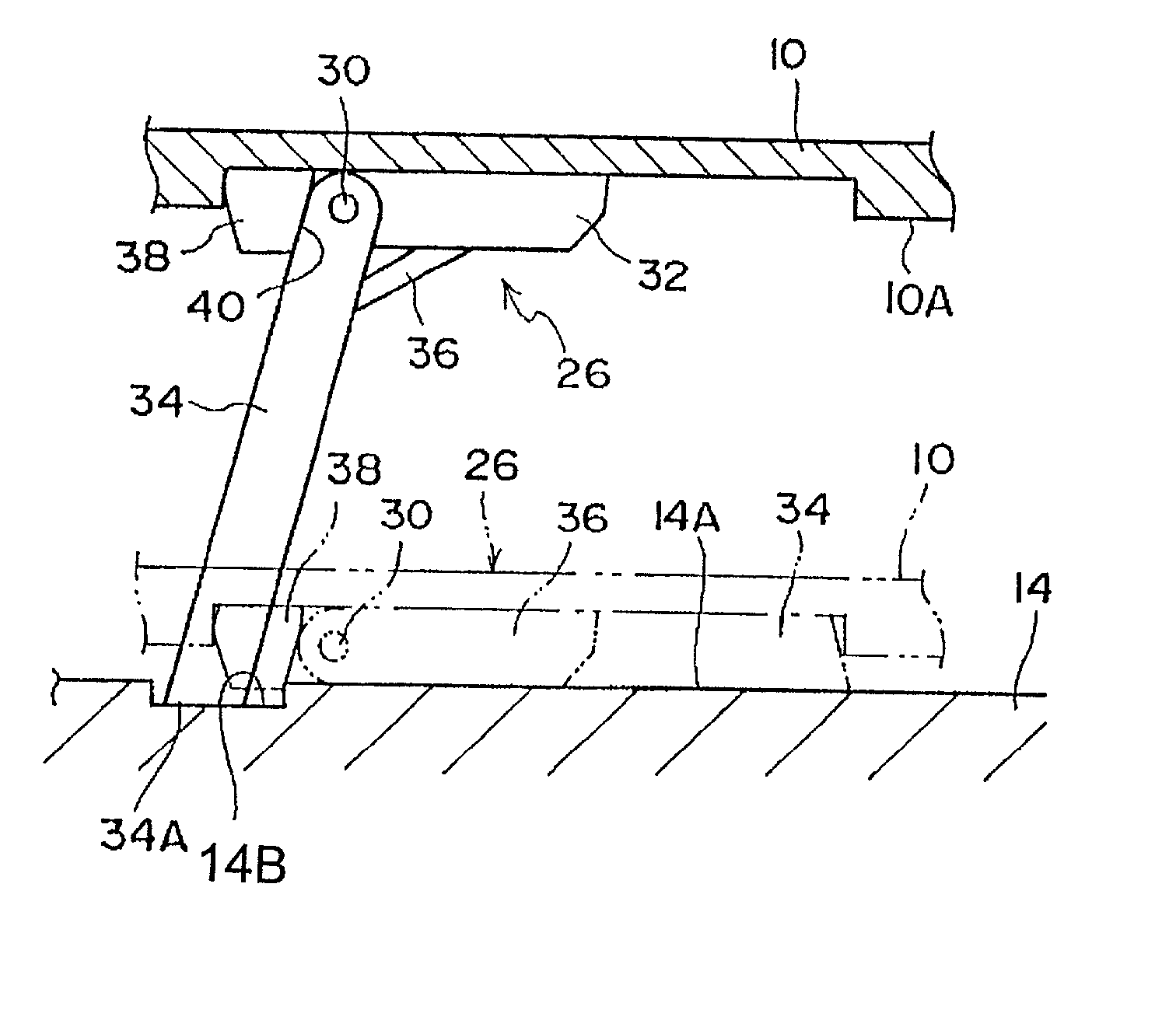 Holding mechanism of rotating member