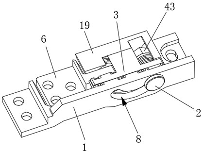 Flip type rotating shaft