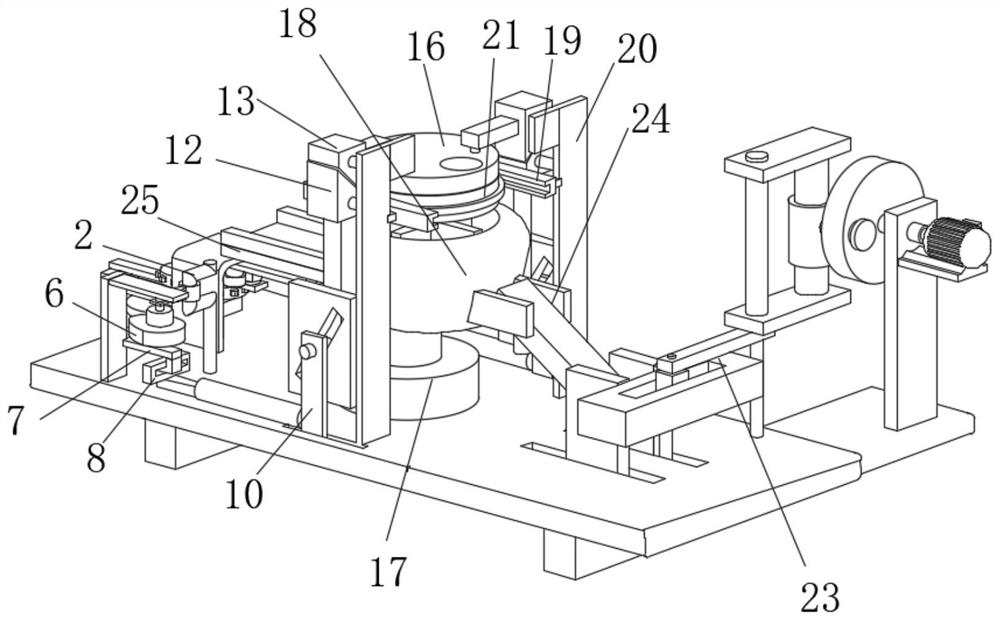 Raw material grinding device for preparation of desulfurization and denitrification catalyst and use method