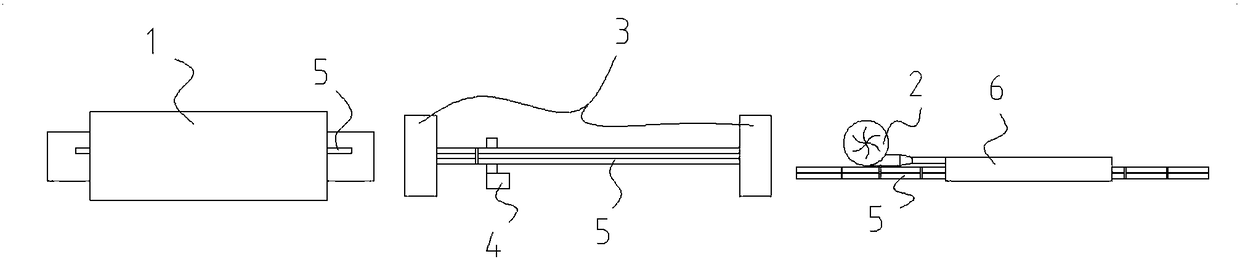 Structure for oil pipe bundle heat shrinkage