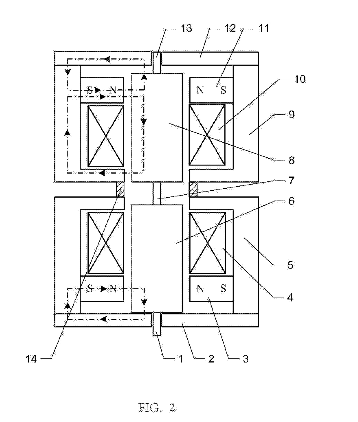 High-power bi-directional non-recovery spring magnetic valve comprising permanent magnet