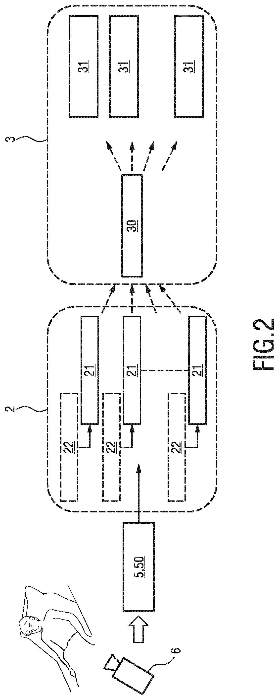 Device, system and method for detecting body movement of a patient