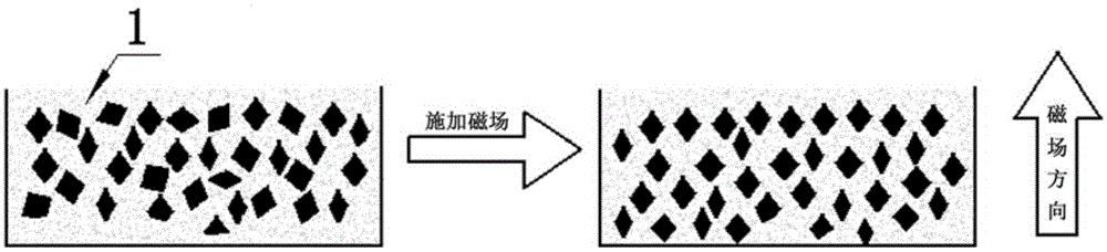 Ceramic bond grinding tool for oriented arrangement of abrasives and preparation method thereof