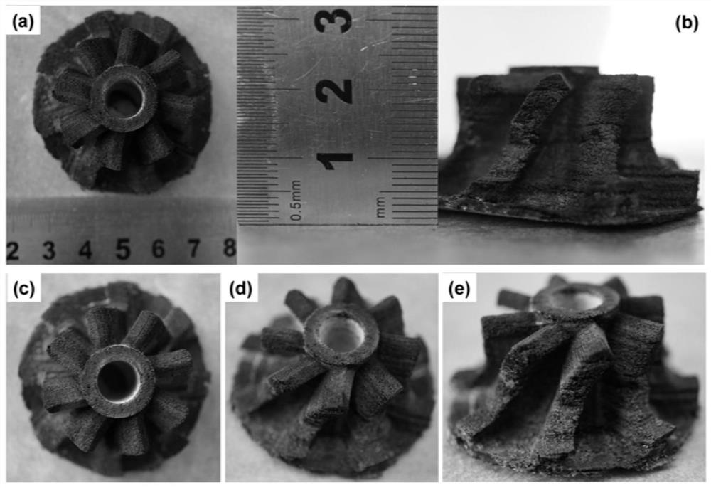 Method for preparing three-dimensional graphene structure through 3D printing