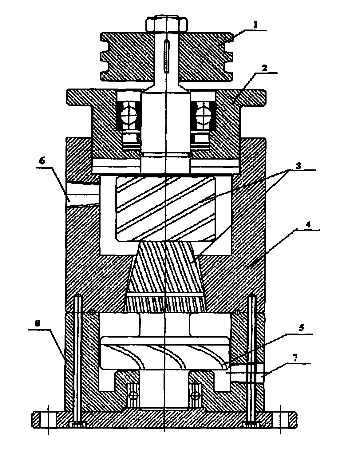 Dissolving method of hydrophobically associating polymer and special stretching device thereof