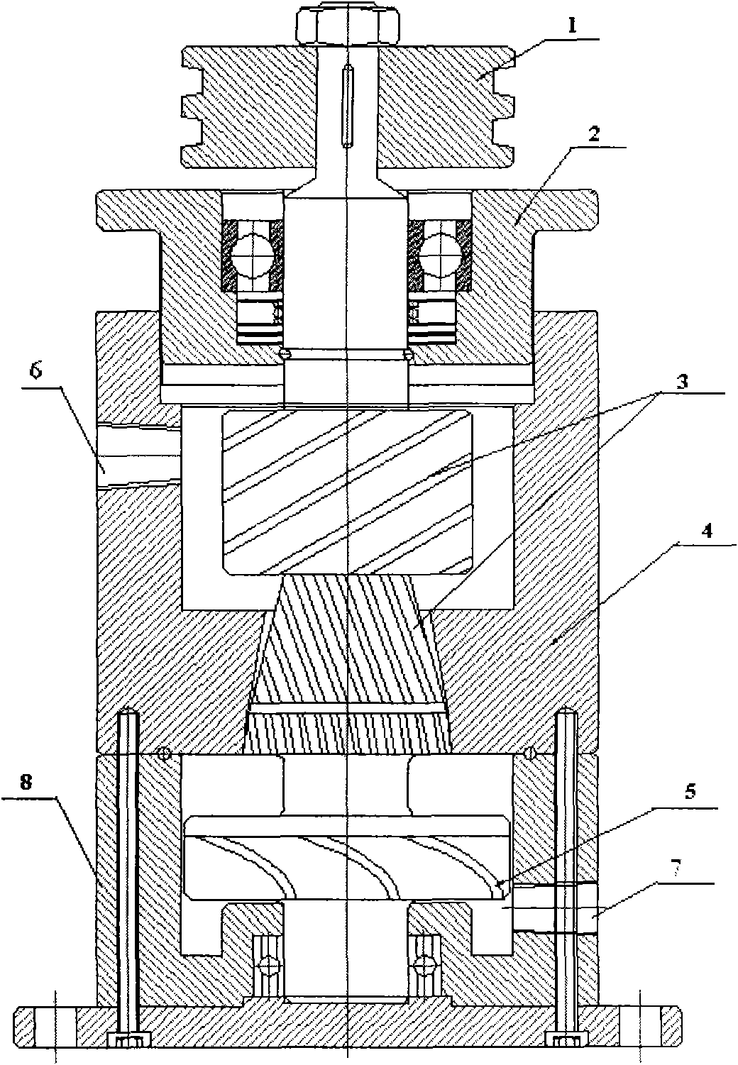 Dissolving method of hydrophobically associating polymer and special stretching device thereof