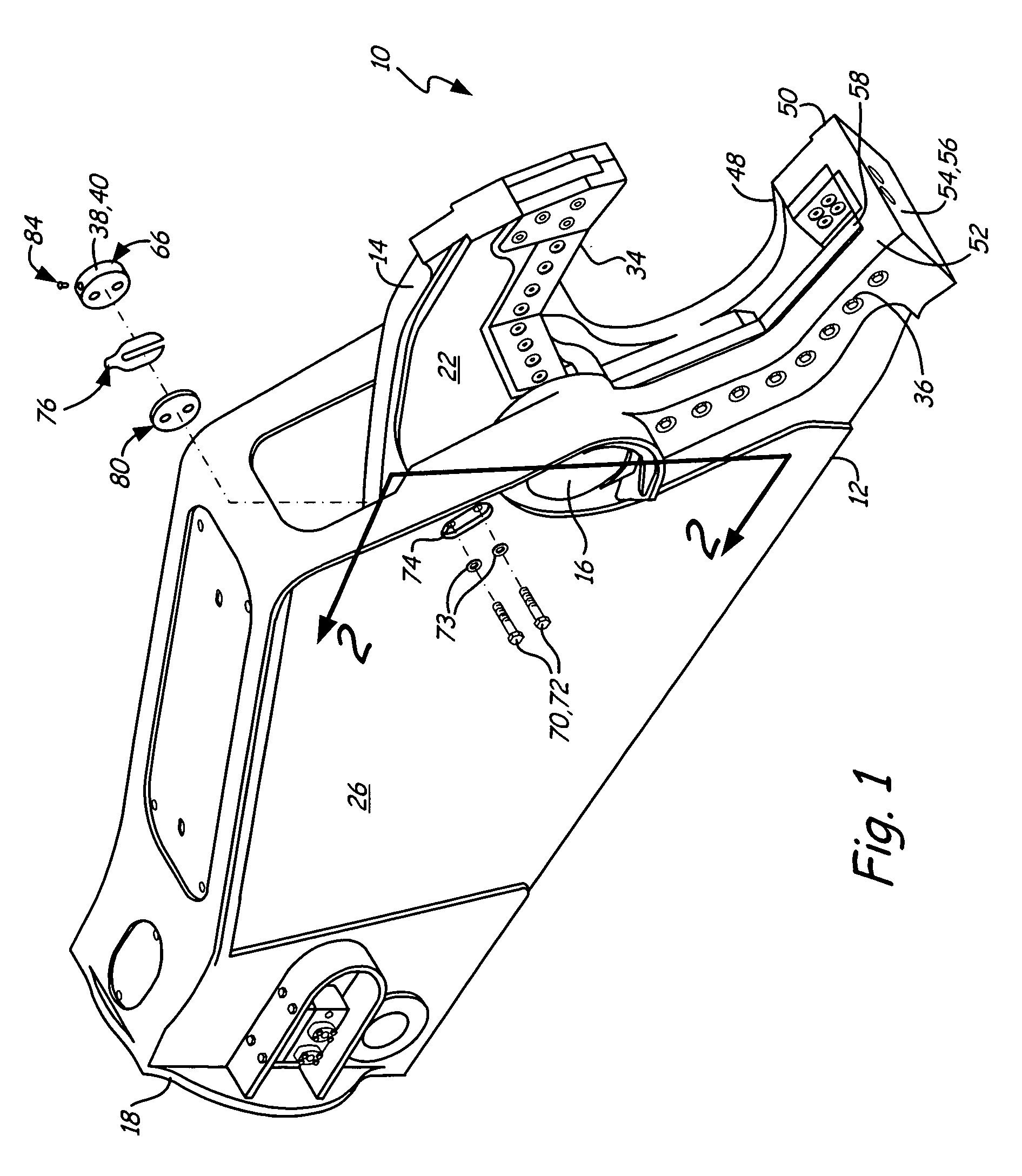 Heavy-duty demolition apparatus with blade stabilizing puck