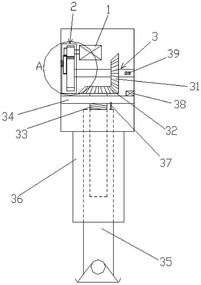 Electric support leg and electric support leg control method