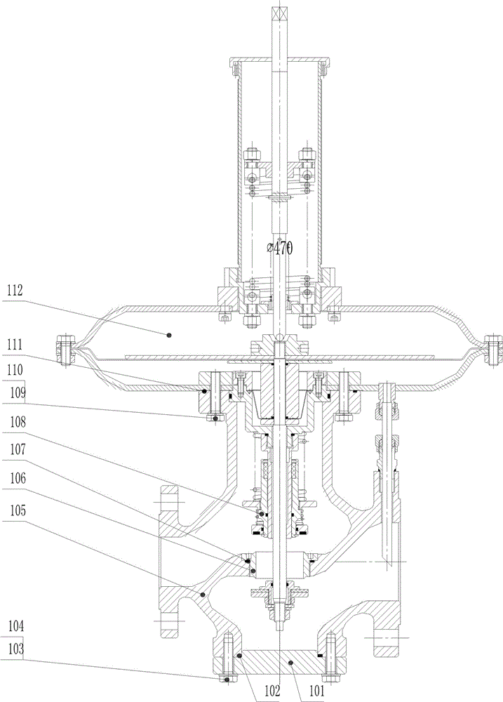 Integral shut-off pressure regulator