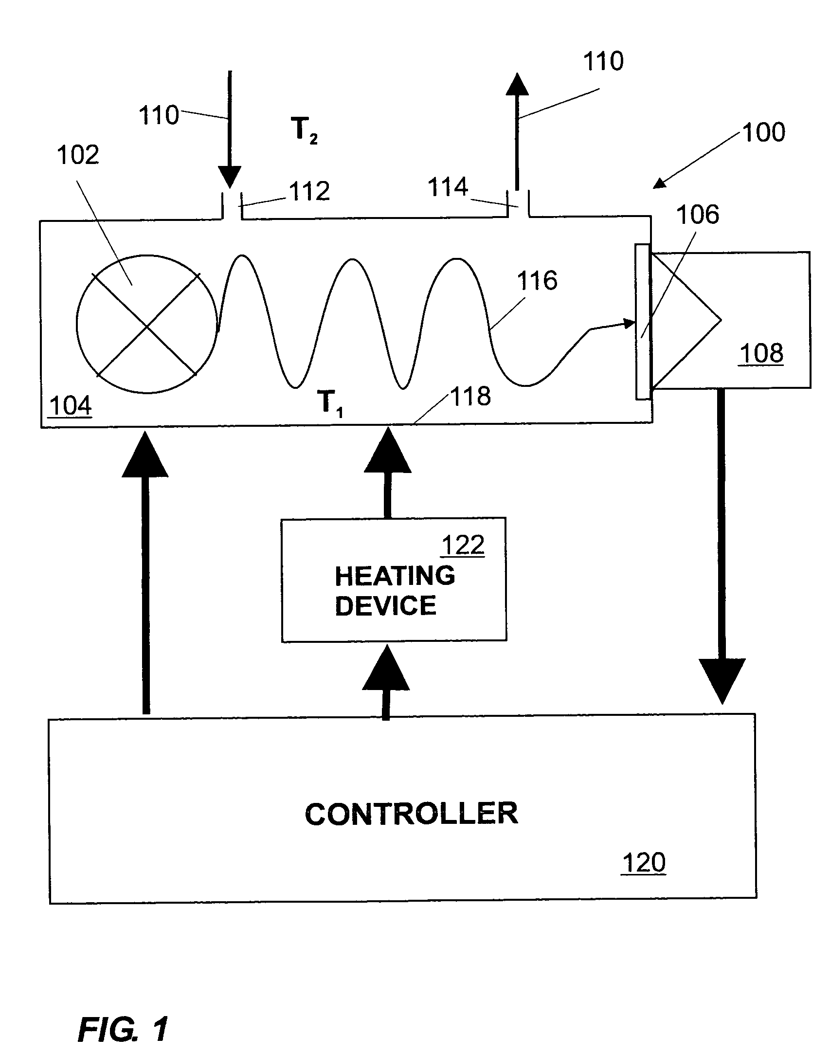 Method for reducing condensation water in gas sensor arrangements